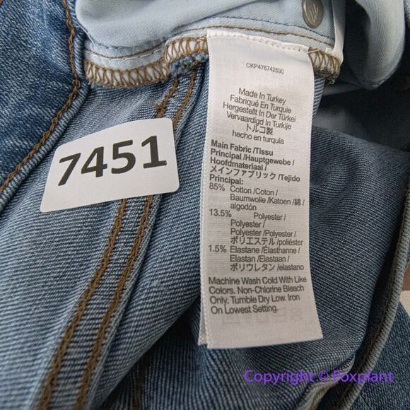 New! Madewell ‎ Kick Out Crop Jeans mather wash, size 30 - Picture 14 of 15